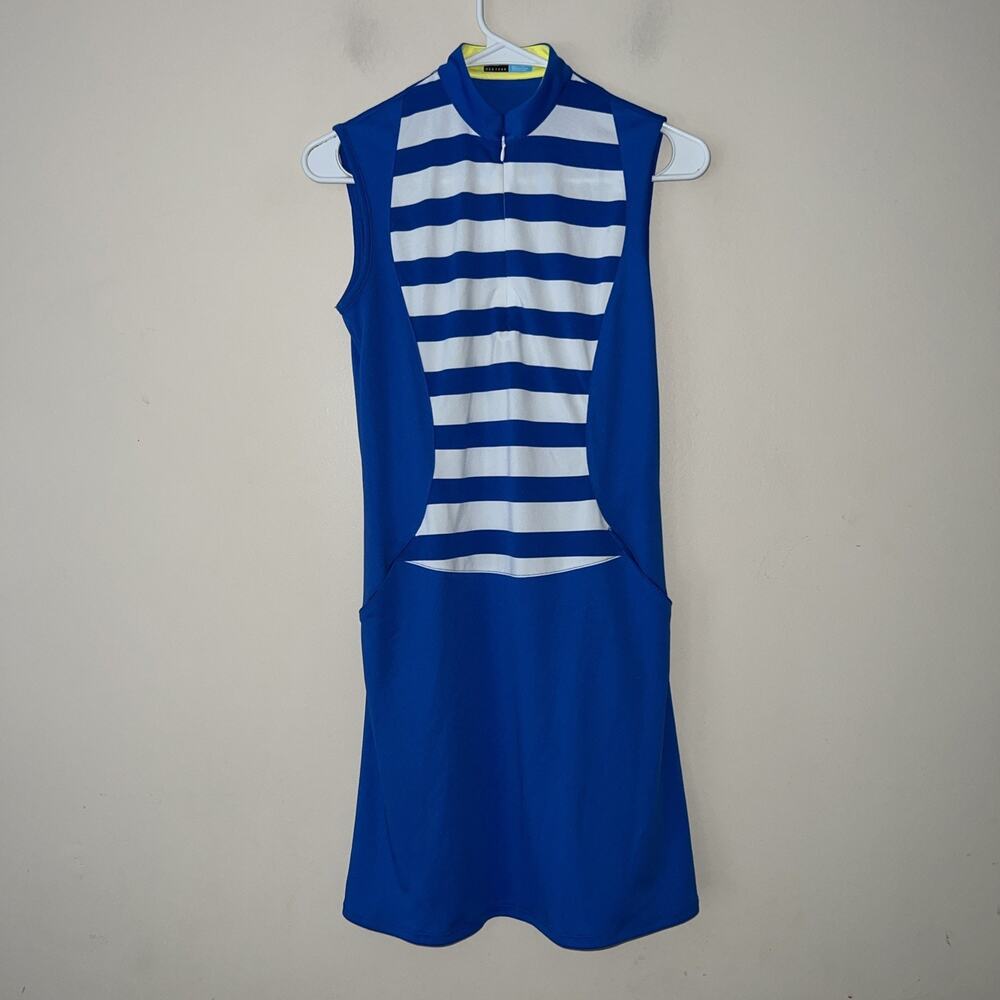 PGA Tour Dress Women’s Size XS Birdie Blue Striped Golf Active